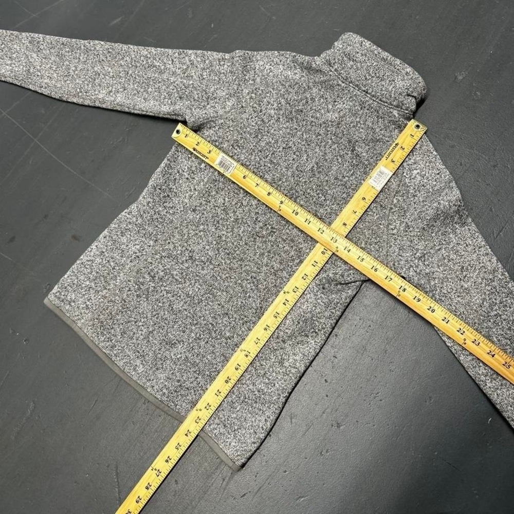 Women's Patagonia heather grey better sweater quarter zip sweatshirt - Picture 4 of 4